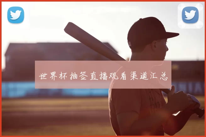 世界杯抽签直播观看渠道汇总
