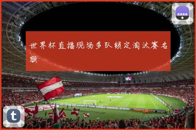 世界杯直播现场多队锁定淘汰赛名额